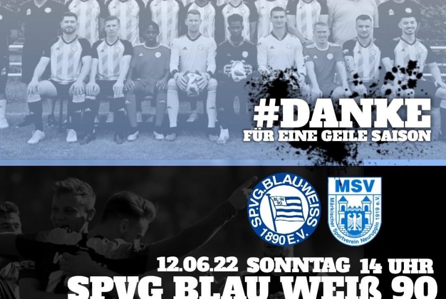 Blau Weiss 90 Berlin Fußballverein mit Tradion aus Berlin