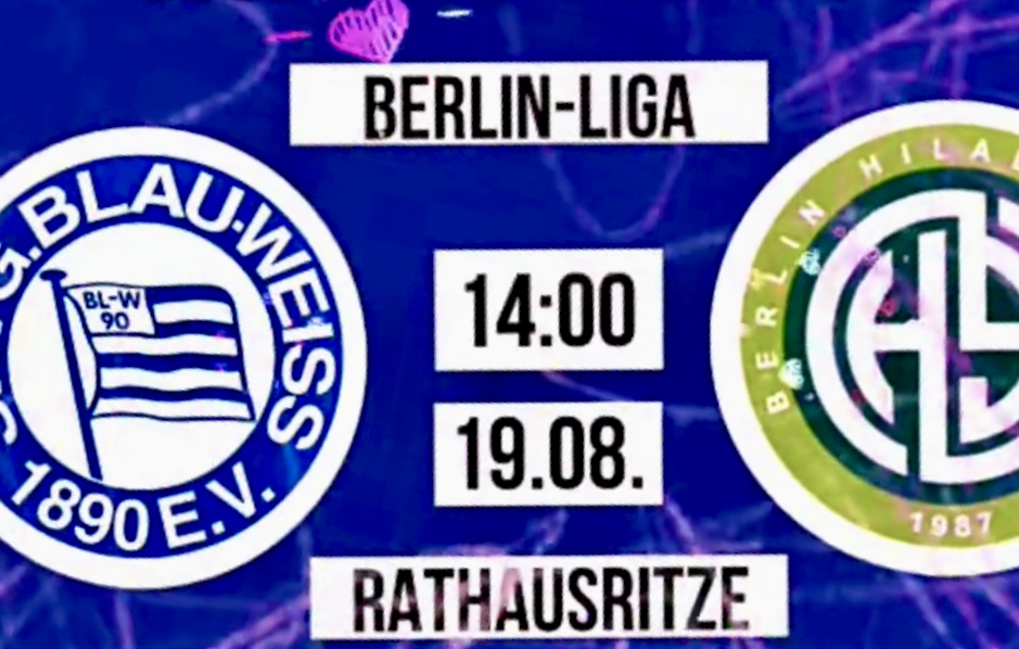 Samstag gegen Hilalspor Berlin!