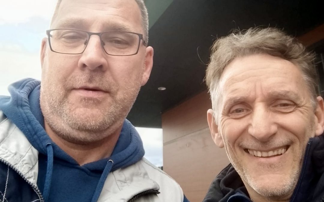 Wiedersehen mit unserem Torjäger: Andreas Thome trifft Thomas Adler!