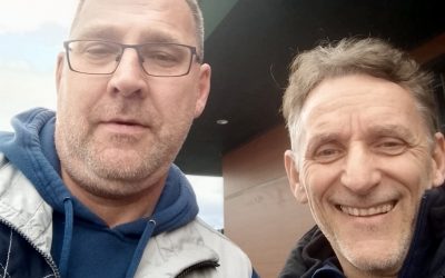 Wiedersehen mit unserem Torjäger: Andreas Thome trifft Thomas Adler!