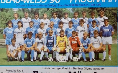 Vor 40 Jahren: Blau-Weiß 90 trotzt dem FC Bayern ein 1:1 ab!